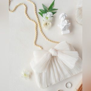 Loeffler Randall Rochelle Pearl Mini Bow Clutch